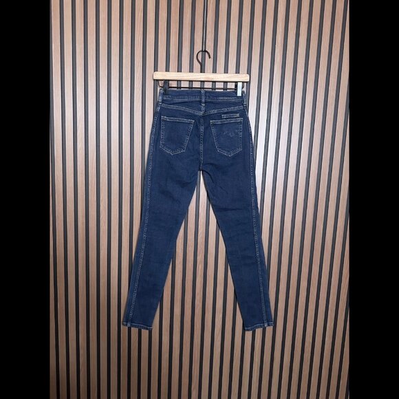 Current / Elliott Jeans 24 Womens Blue Skinny Micro Stretch Dark Wash Denim - Picture 2 of 8